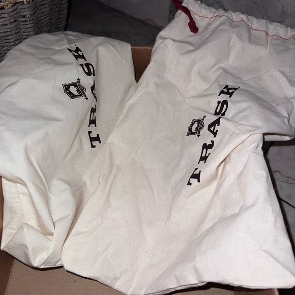 Trask Leather & Wood base Wedges - Picture 3 of 3